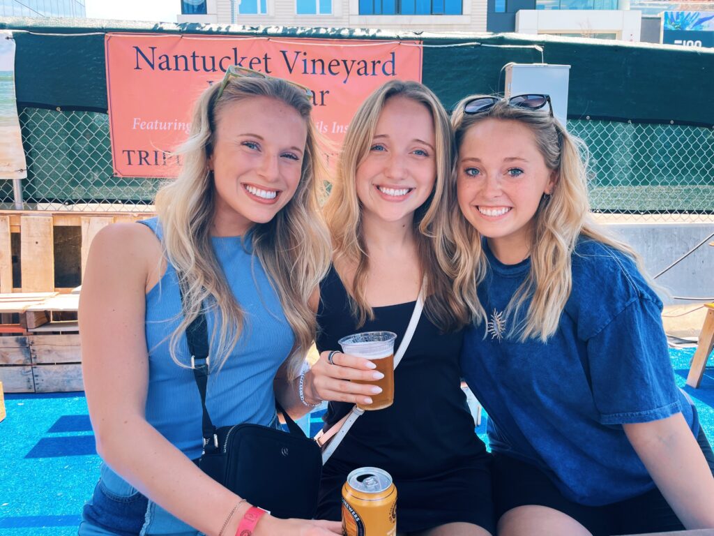 Photo of girls at Cisco Brewers in Boston