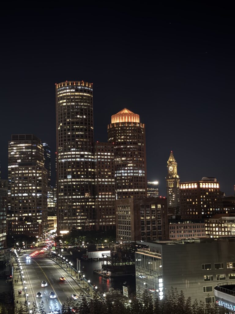 Boston Skyline at Night