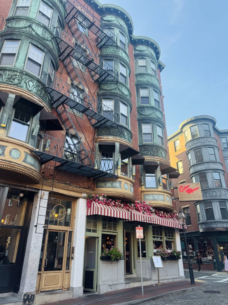 North End Boston in the Summer, cool architecture buildings