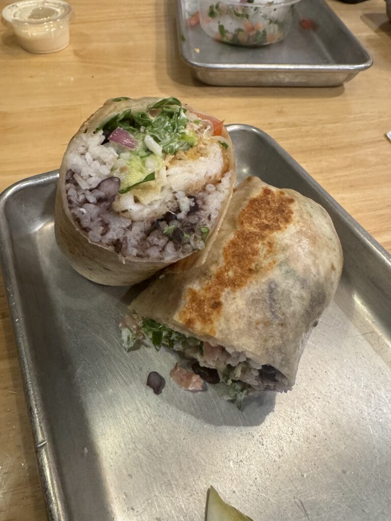 Nico's Fish Market Burrito