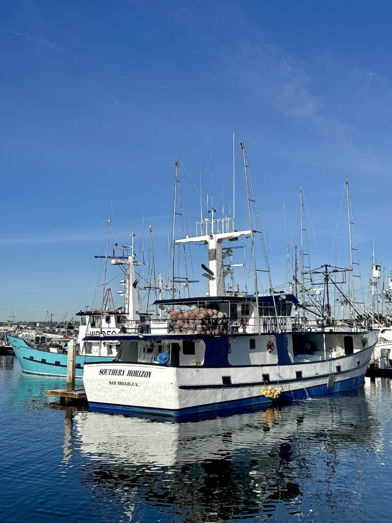 Fishing boat in San Diego Bay