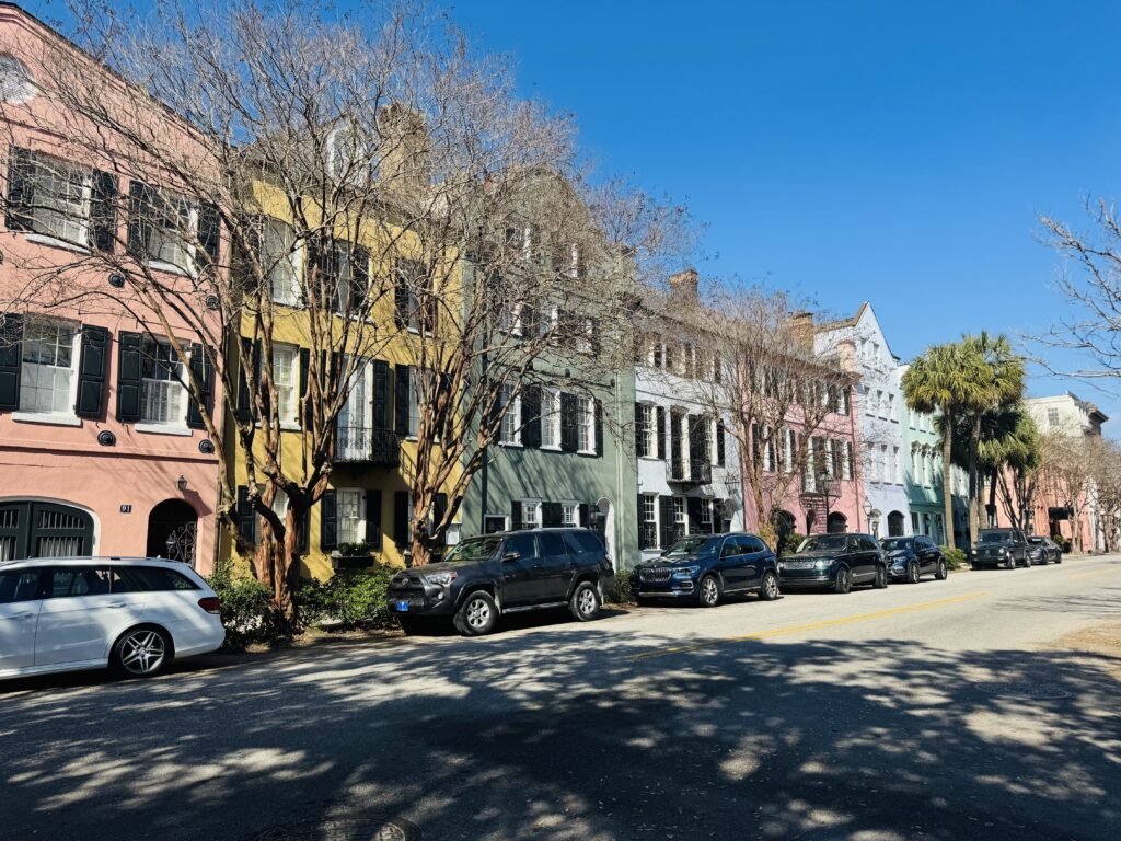 Rainbow Row Charleston