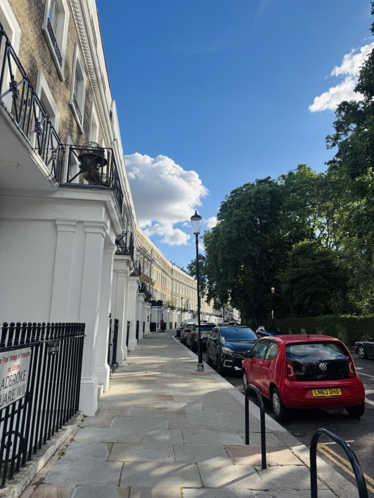 Notting Hill strip of housing
