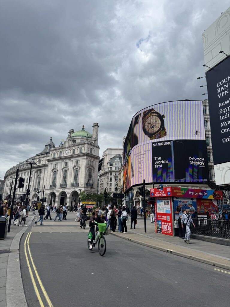 Piccadilly in London