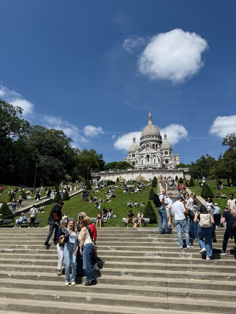 Stairs leading to Sacré-Cœur Basilica