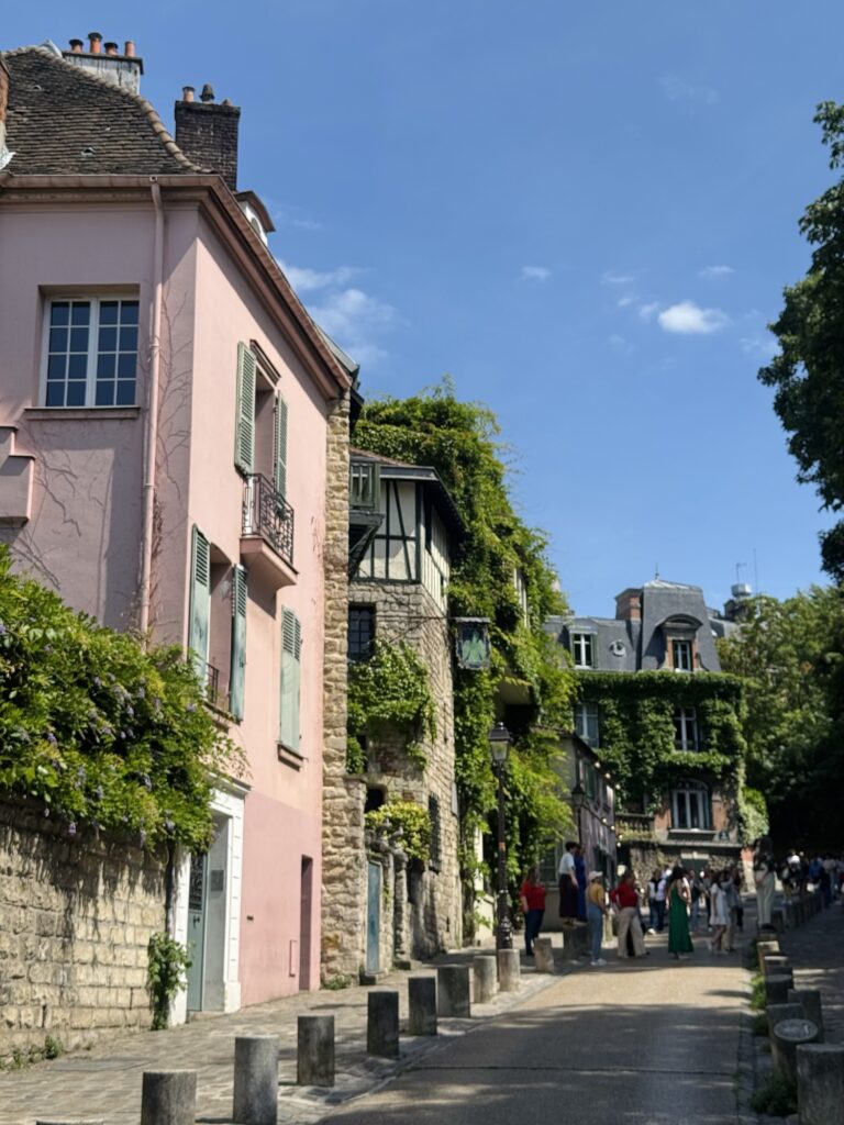 View of buildings along Rue de l’Abreuvoir
