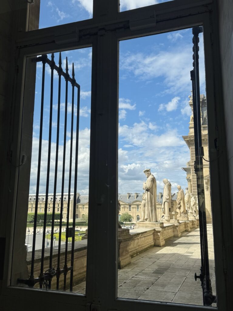 Statues at the Louvre in Paris