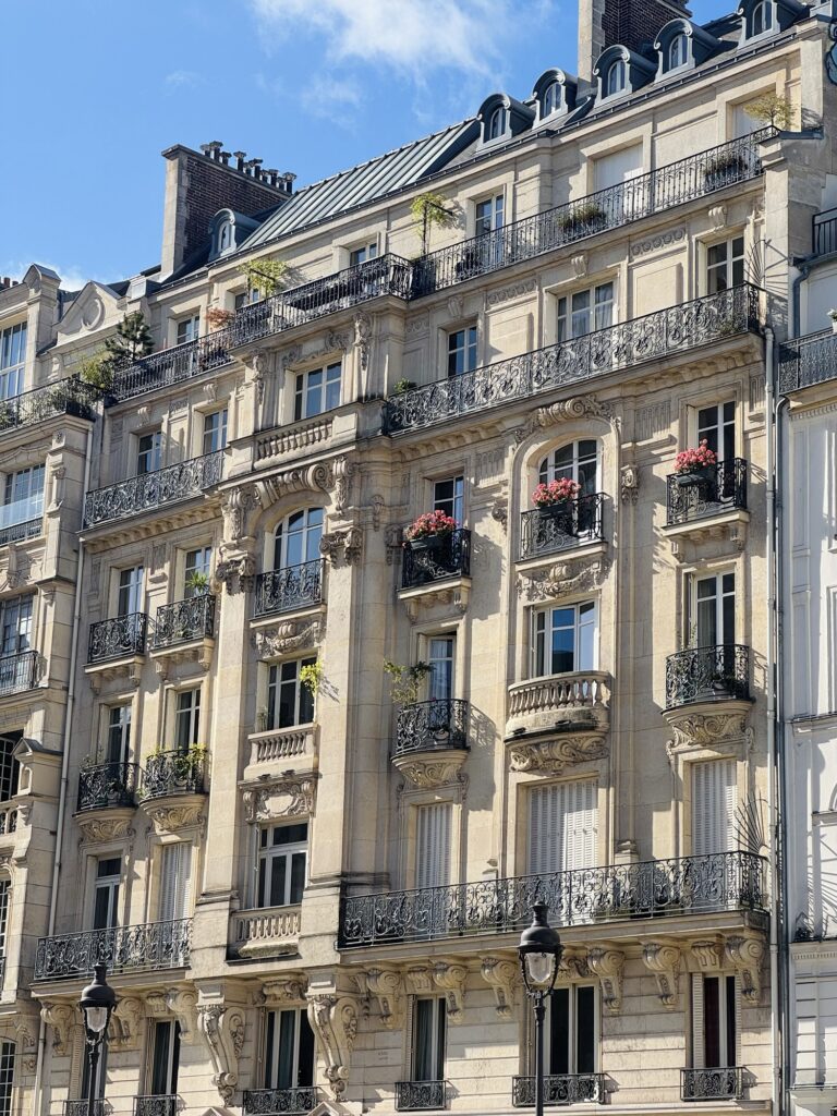 Exterior of Paris building
