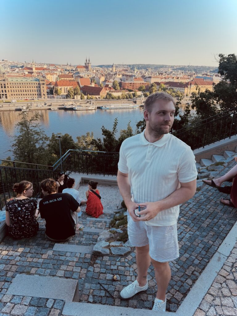 View from Letna Park in Prague