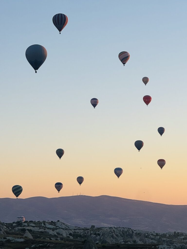 Hot air ballons in Turkey