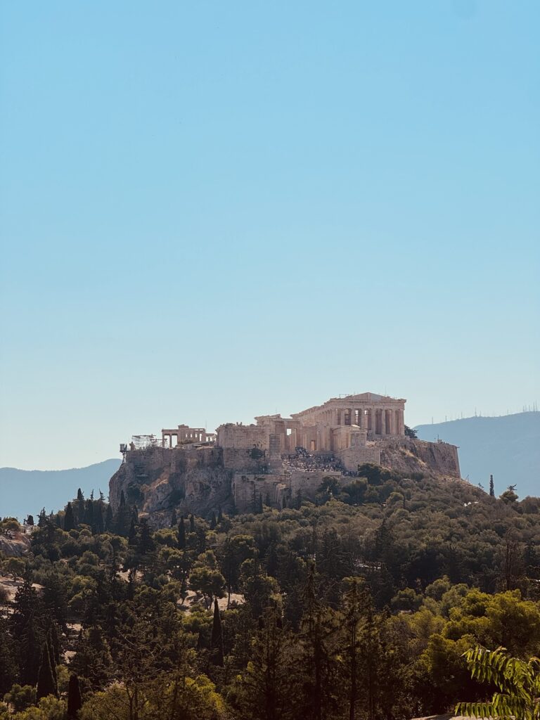 View of Acropolis from Pynx Hill