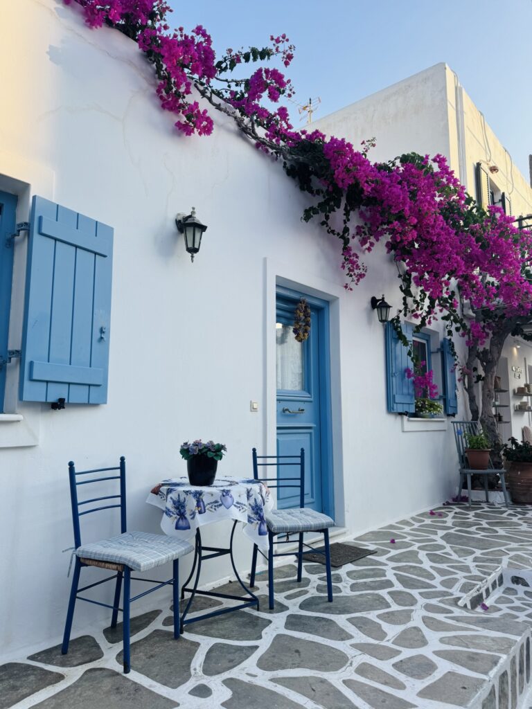 Street in Antiparos Greece