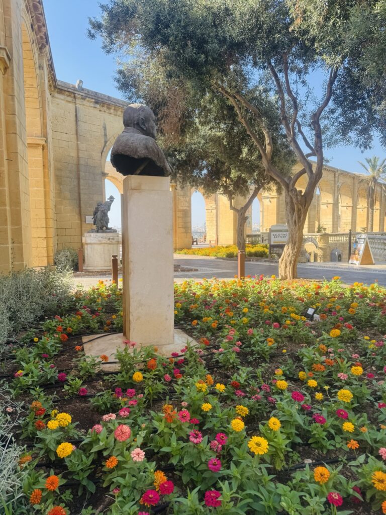 Upper Barrakka Gardens in Valletta Malta