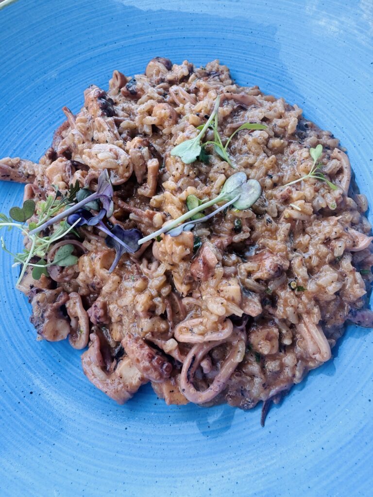 Seafood risotto