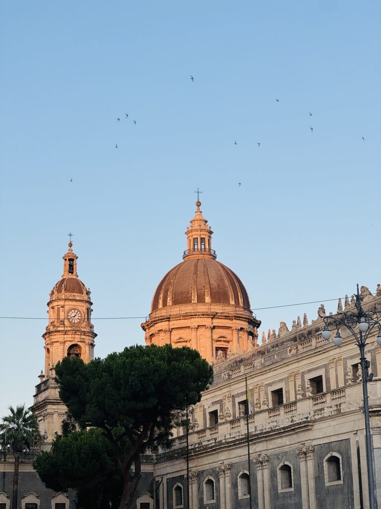 City center in Catania Sicily