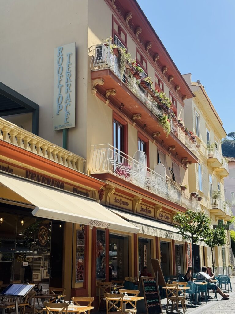 Corso Italia buildings in Sorrento