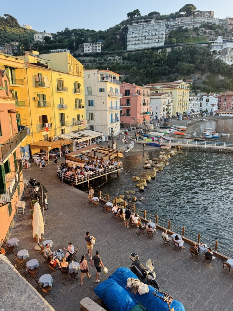 Marina Grande in Sorrento in the evening