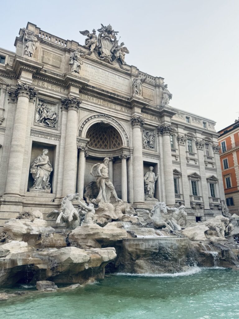 Trevi fountain in Rome Italy