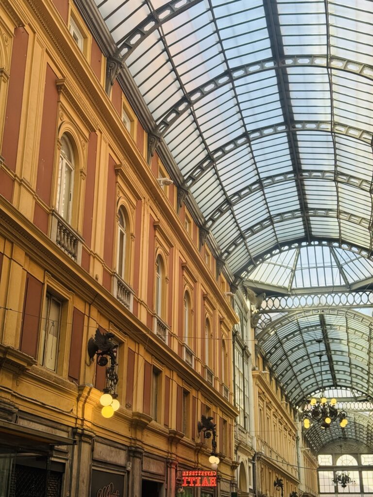 Galleria Giuseppe Mazzini in Genoa Italy