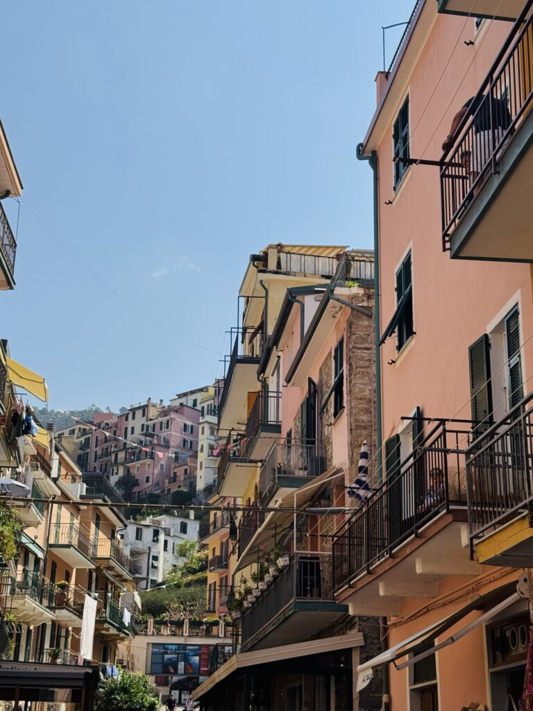 Village of Manarola in Cinque Terre Italy