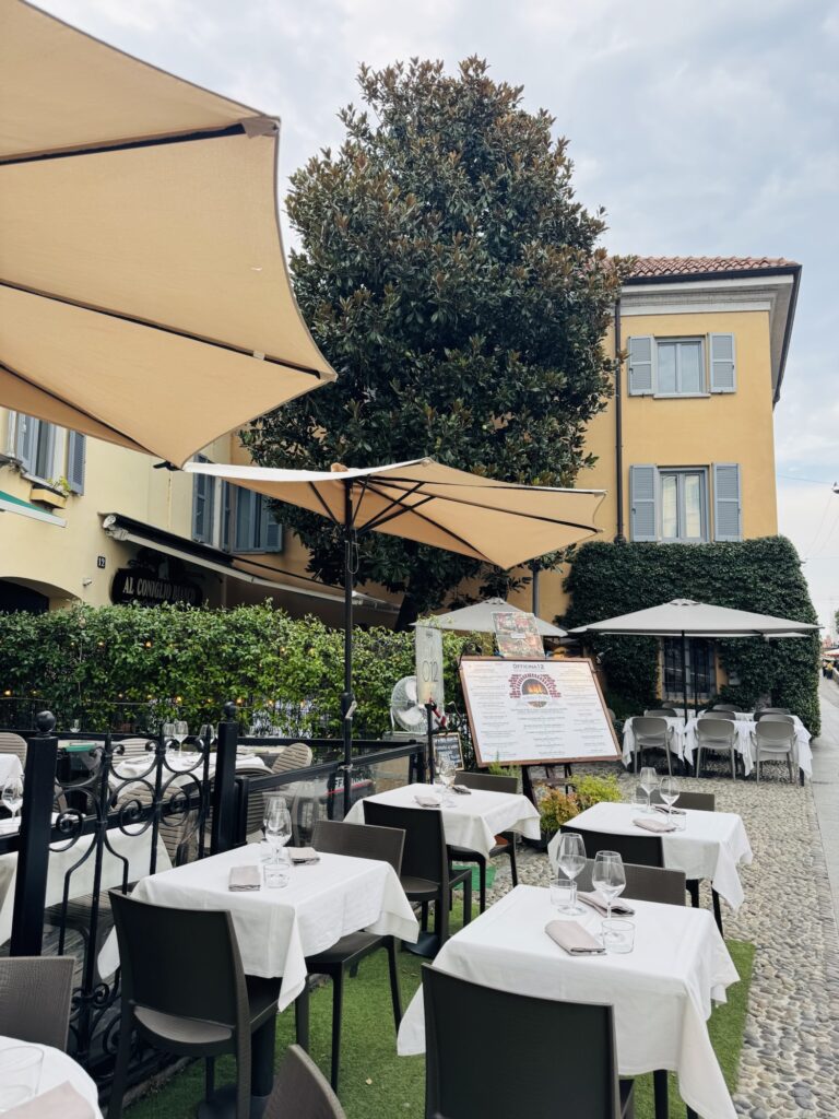 Restaurant in Navigli Milan Italy